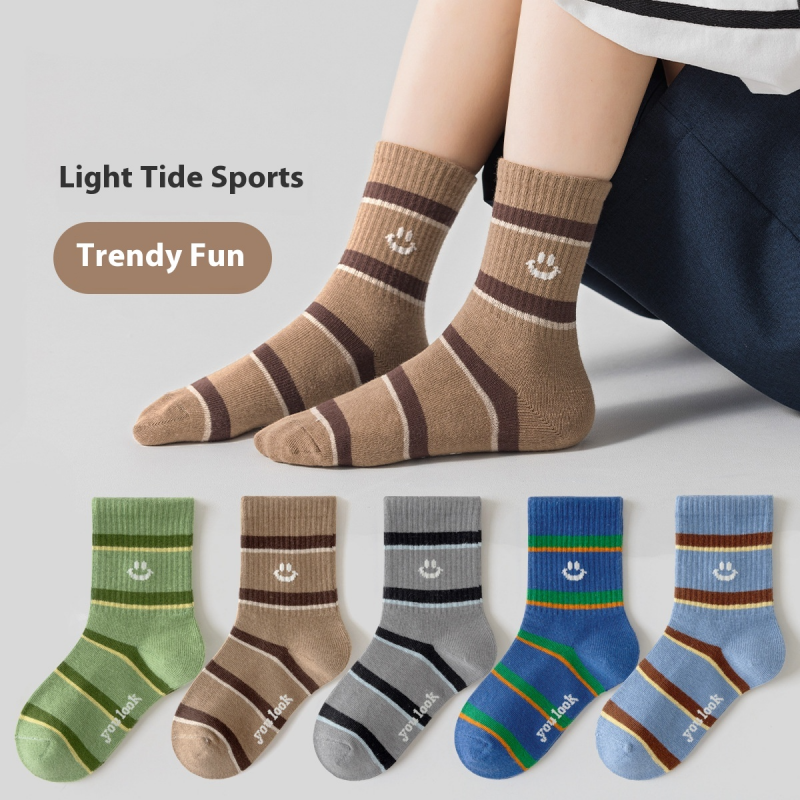 Soft and comfortable girls socks 5 pack bundle
