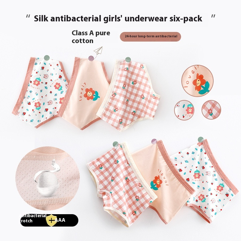 Kids cotton underpants for girls soft and comfortable fit
