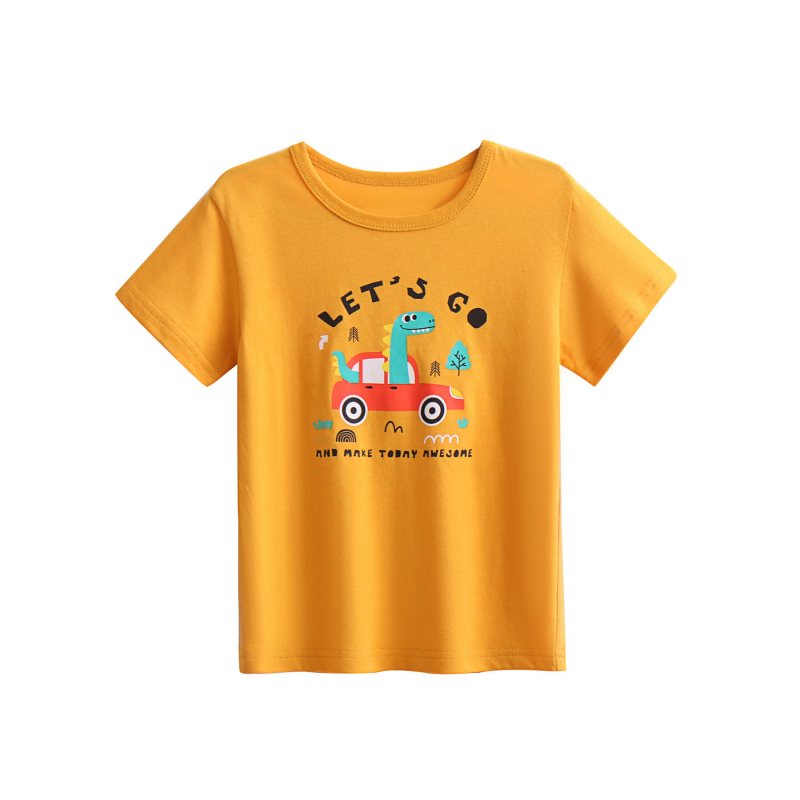 Boys lightweight cotton T-shirt for school and play