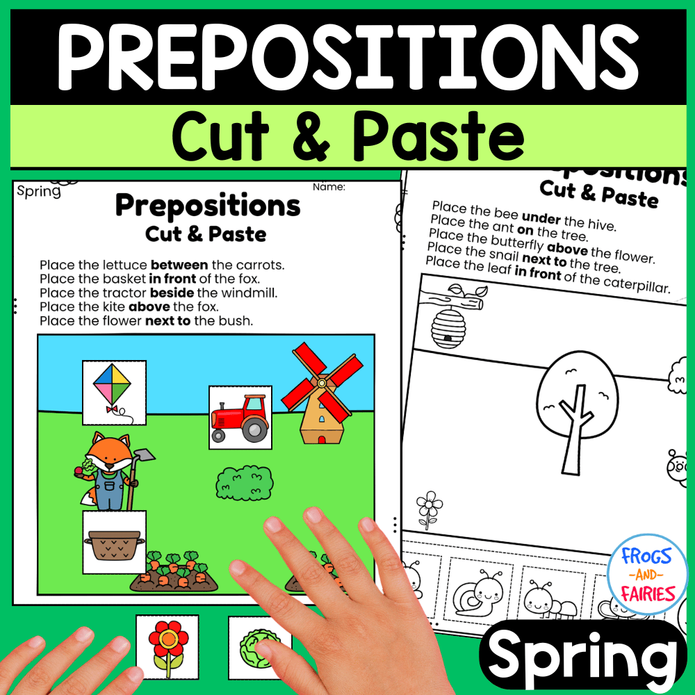 Spring-Themed Prepositions Worksheets – Interactive Activities for ...