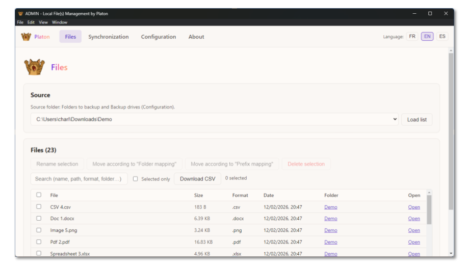 Local File Management by Platon - Payhip