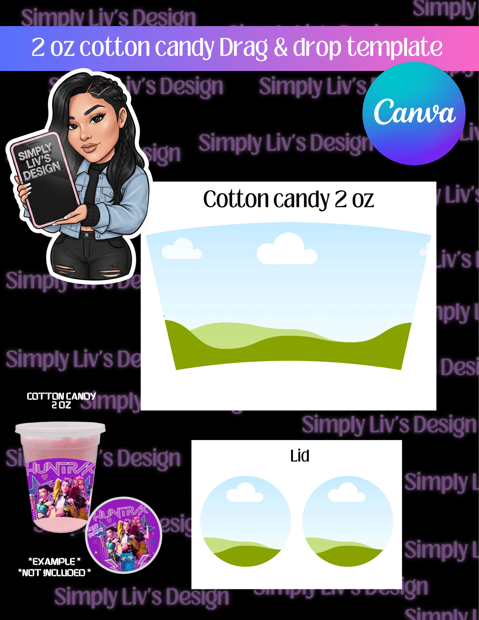20z cotton candy template - Payhip