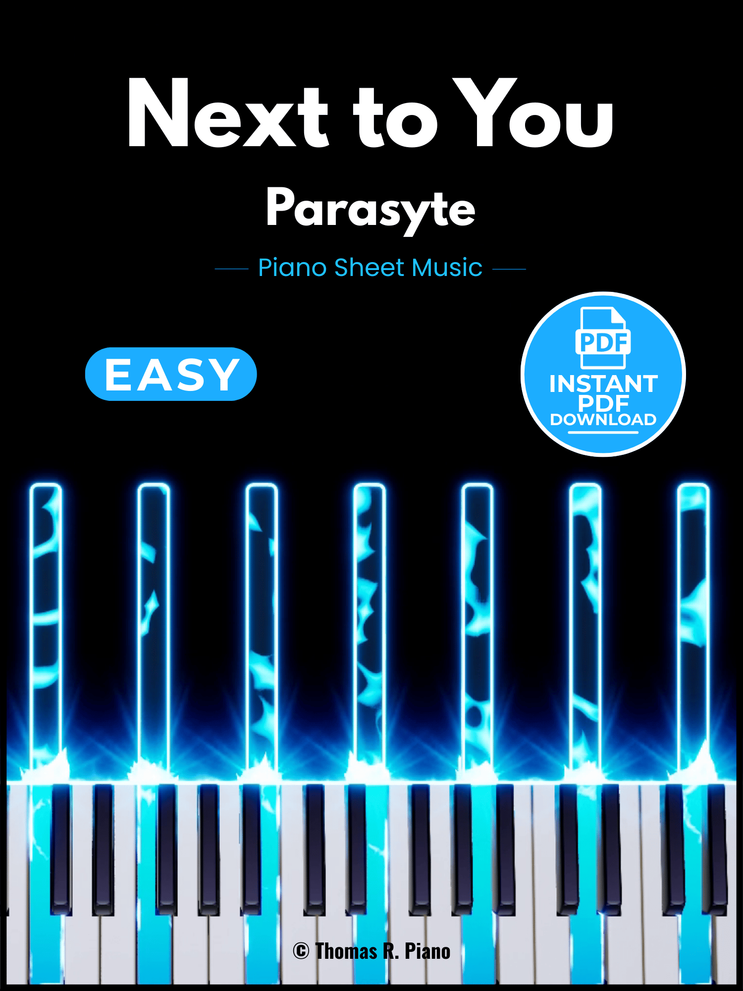 Next To You - Parasite • Easy Piano Sheet Music