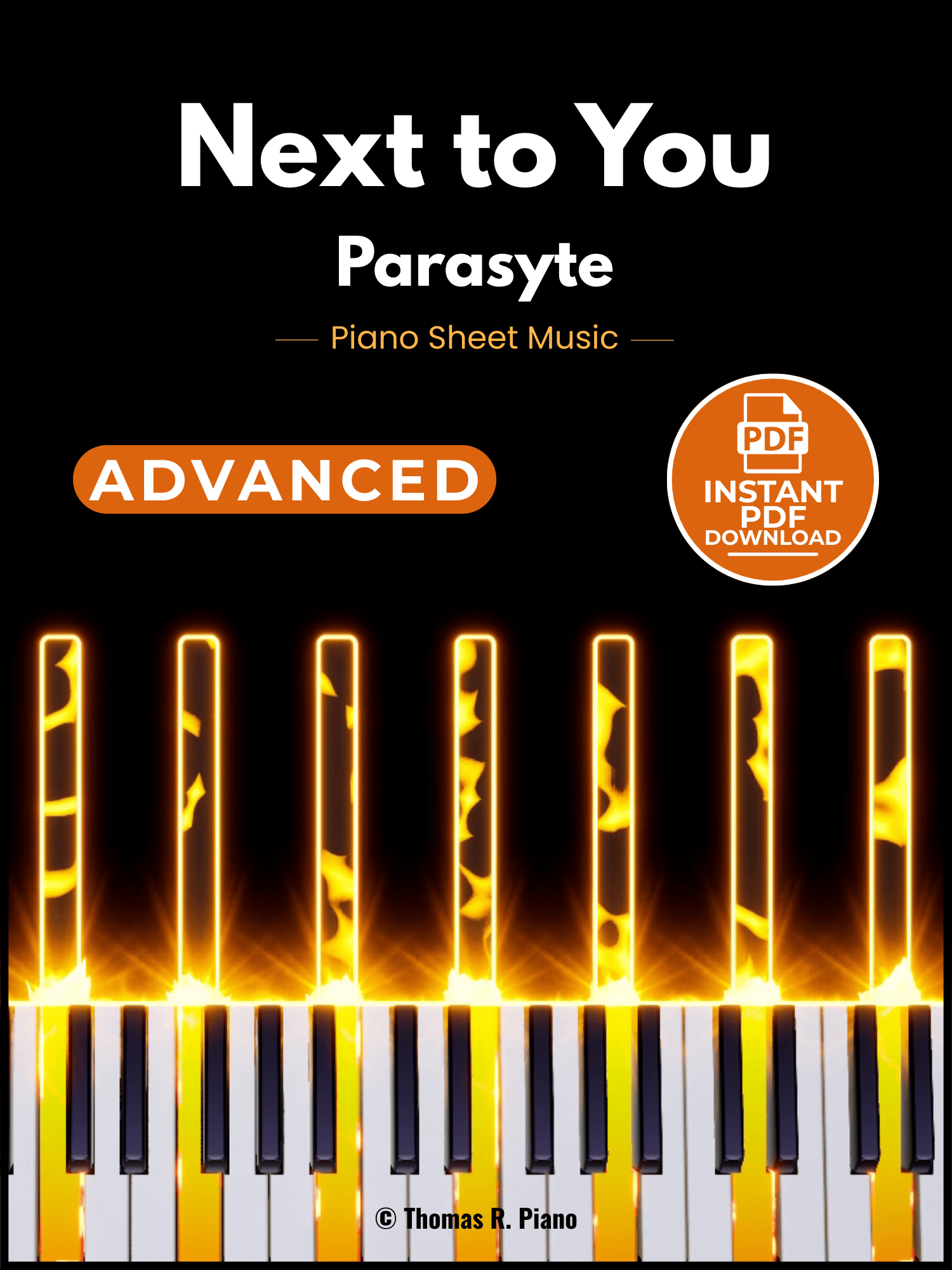 Next to You - Parasyte • Advanced Piano Sheet Music