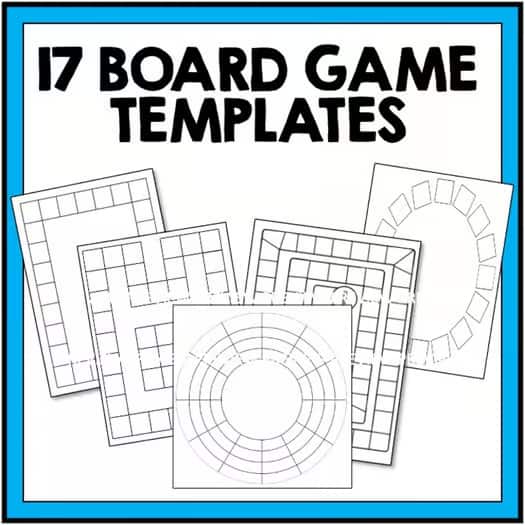 Board Game Project Based Learning Templates + STEM Activities Math Craftivity