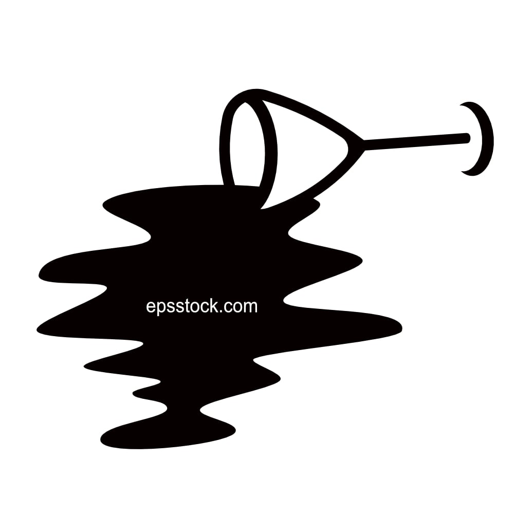 spilled wine