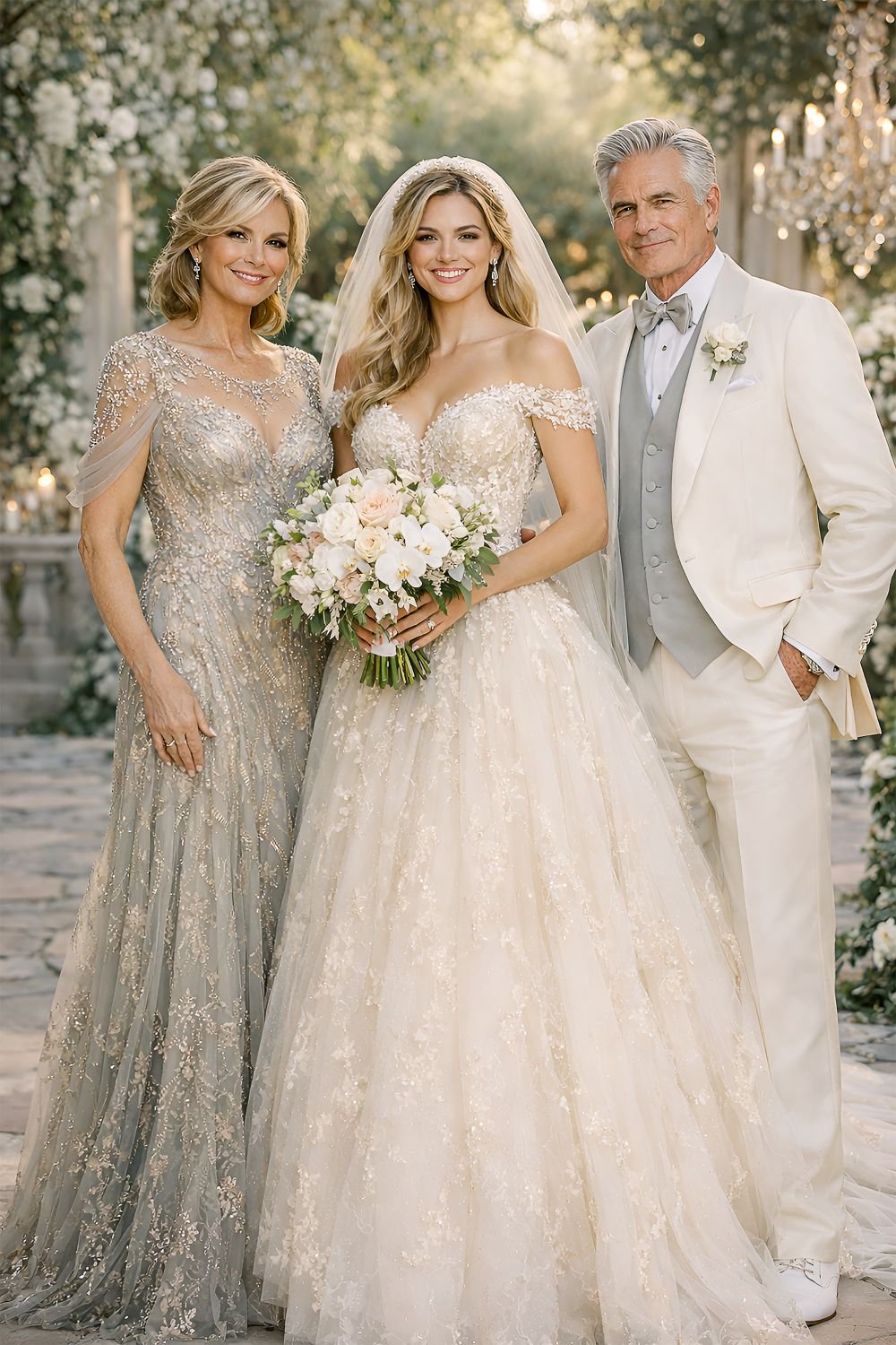 Mother Of The Bride  Luxury Wedding  Couture Wedding  Wedding Inspiration  Garden Wedding  Paris Fashion  Elegant Wedding  Wedding Season  Dusty Blue Wedding  Champagne Wedding