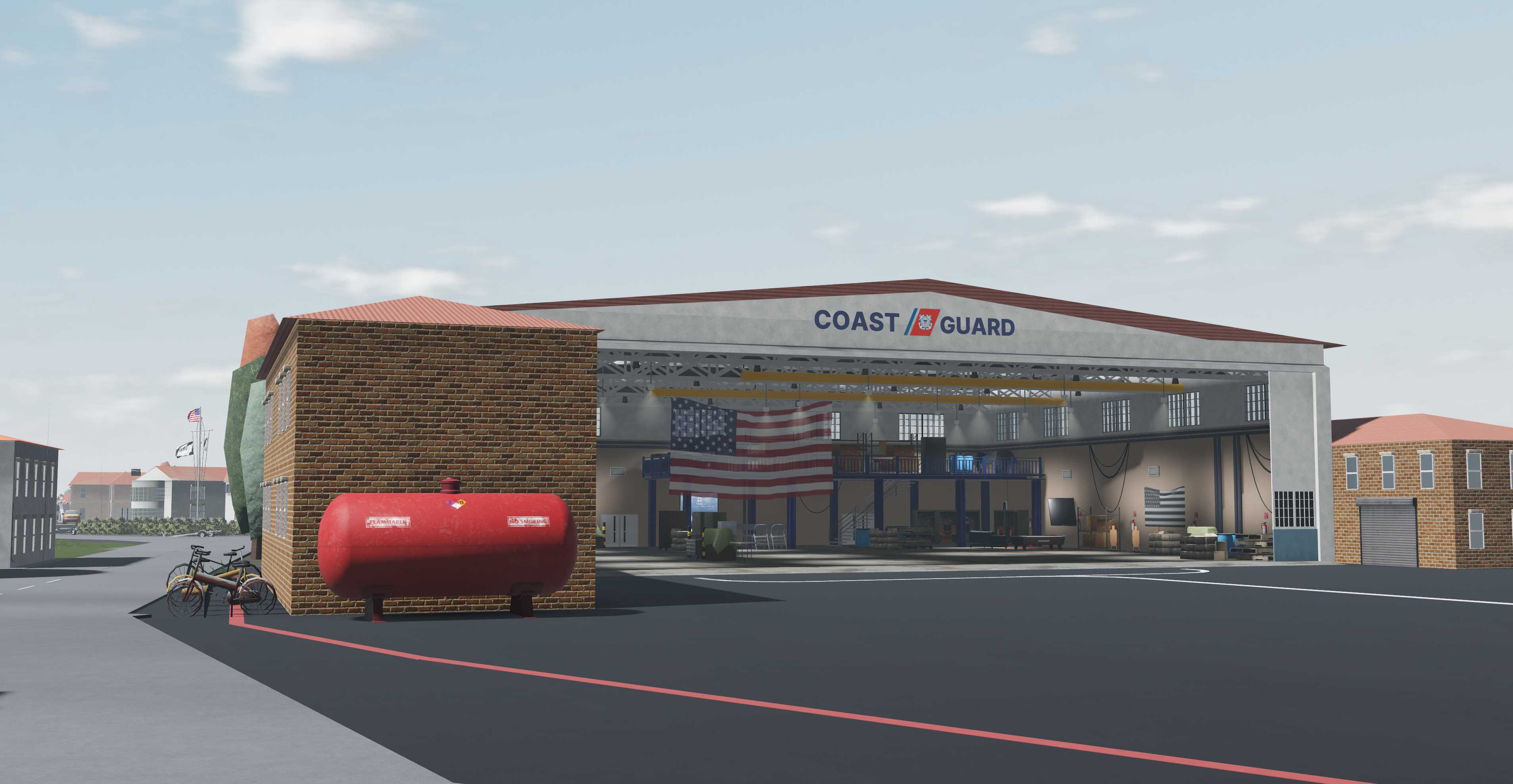 Roblox Air Station Port Angeles, WA Coast Guard Roleplay Map