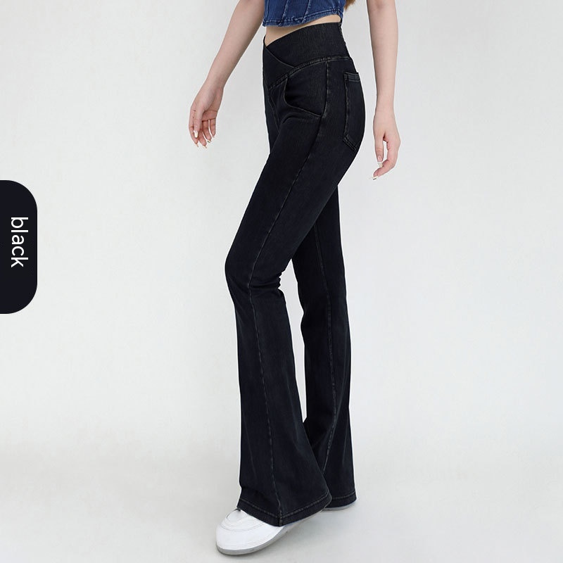 High-rise yoga pants with comfortable elastic waistband