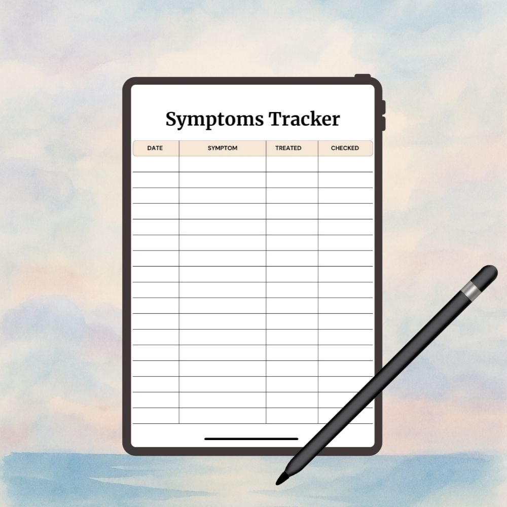 2026 self-care planner with reflection and mood tracking pages