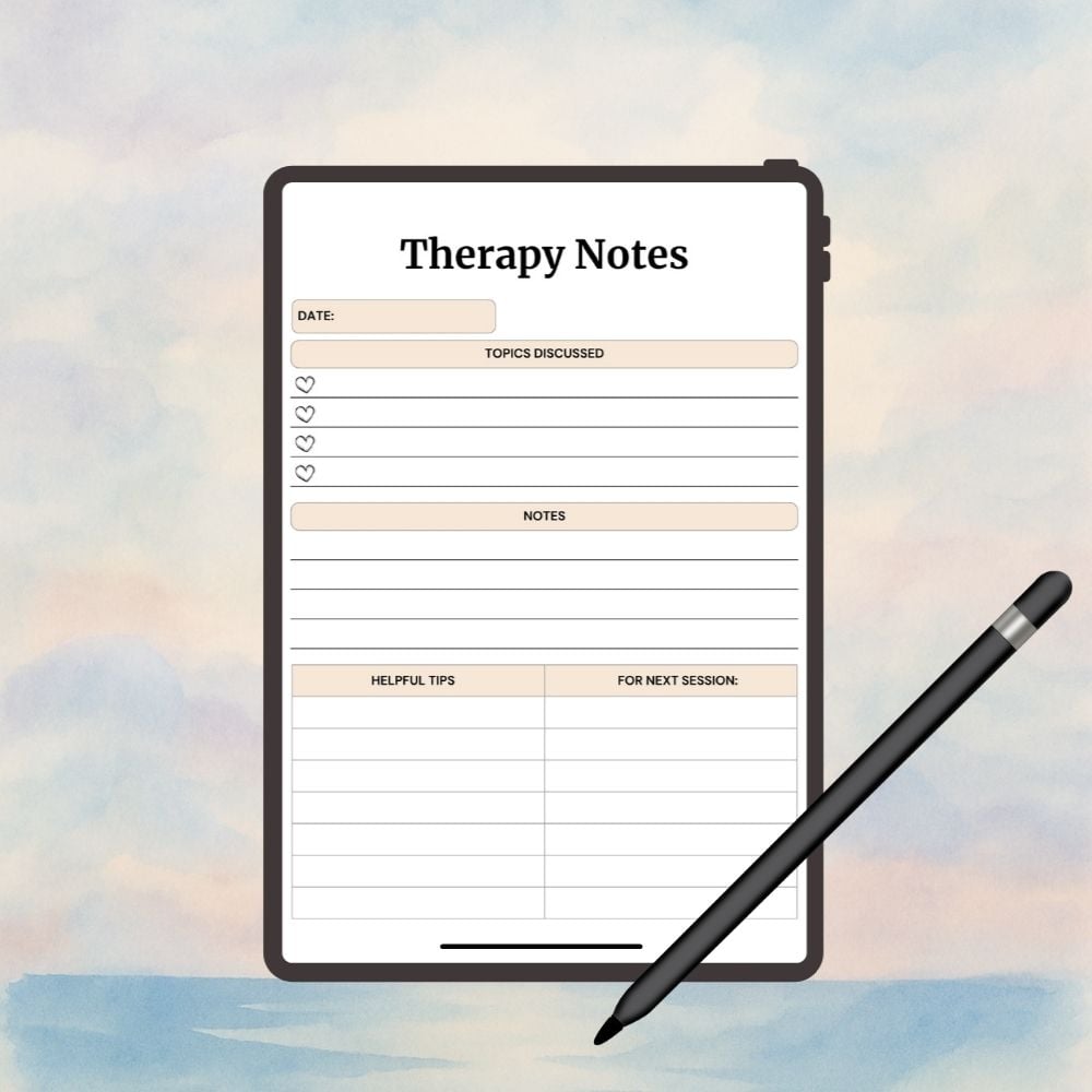 Printable depression support journal 59 pages PDF format