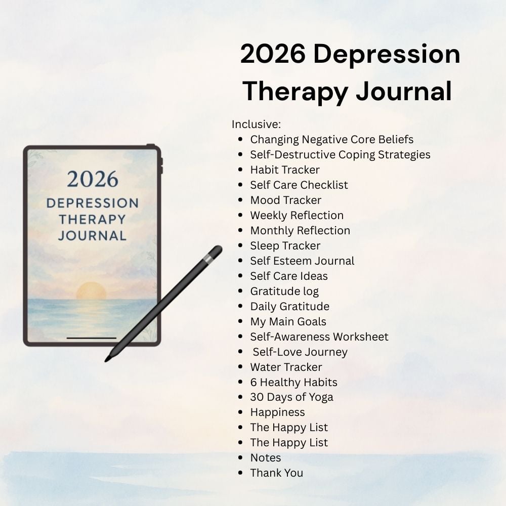 2026 emotional wellness planner printable self-care workbook