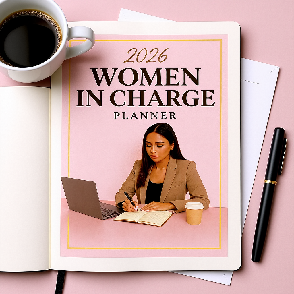Women in Charge printable planner 2026 US Letter size