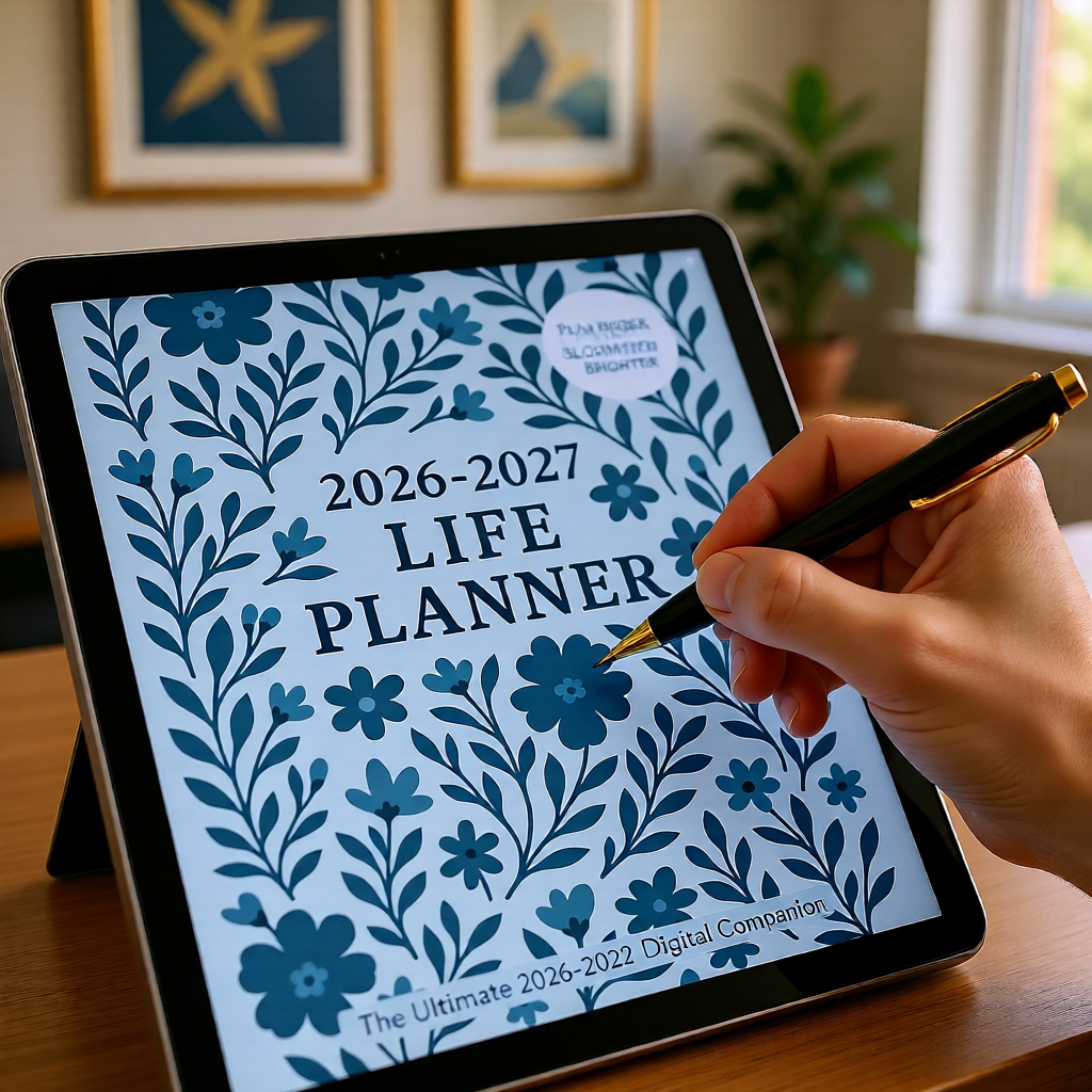 2026–2027 all-in-one life planner digital and printable edition
