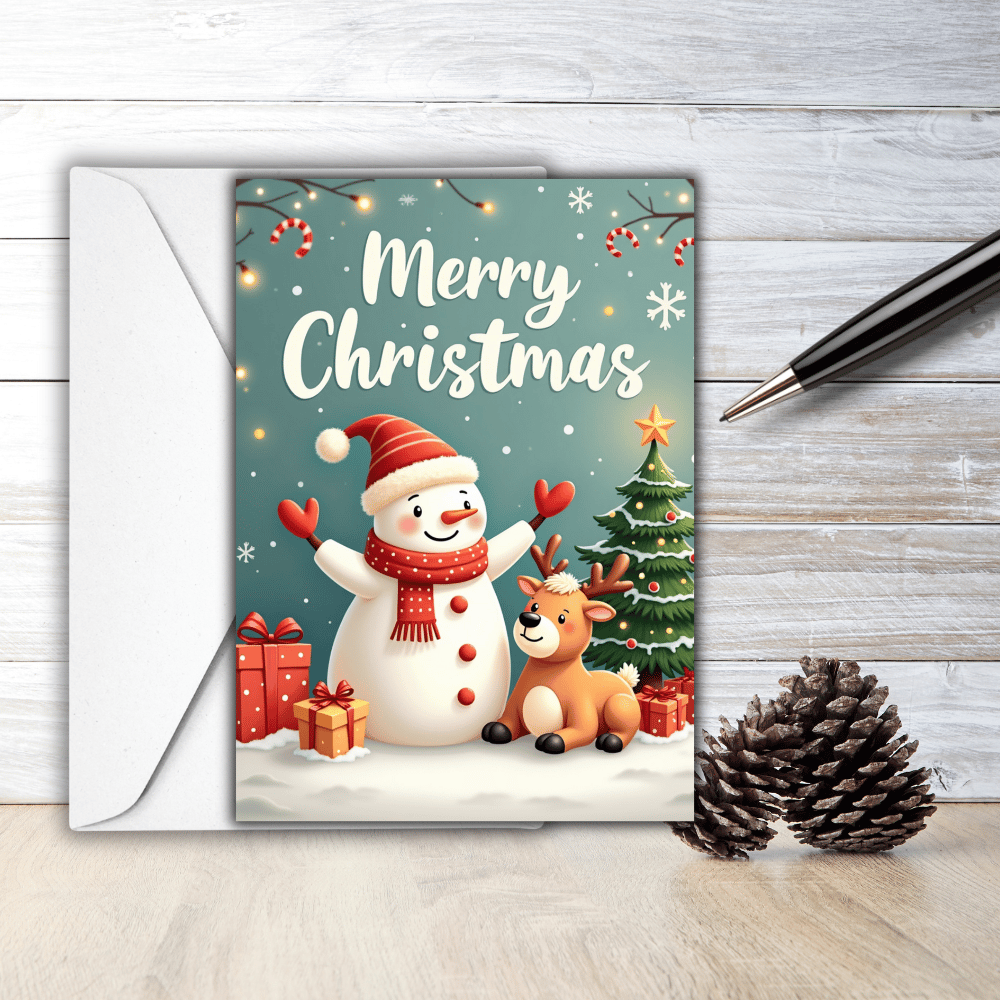 Christmas greeting card bundle 12 printable designs instant digital download