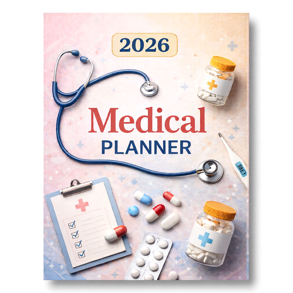 2026 health management planner digital download