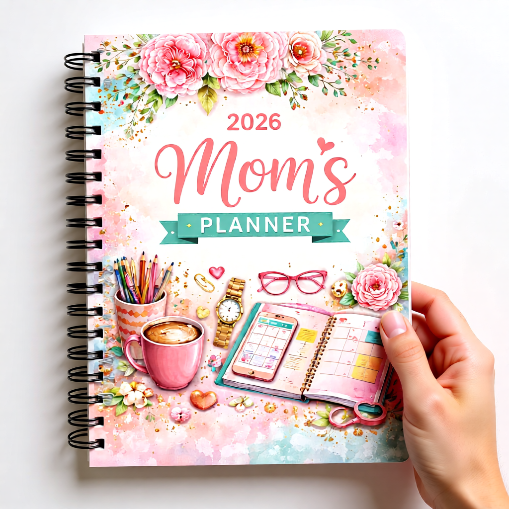 2026 printable mom planner with weekly meal planner
