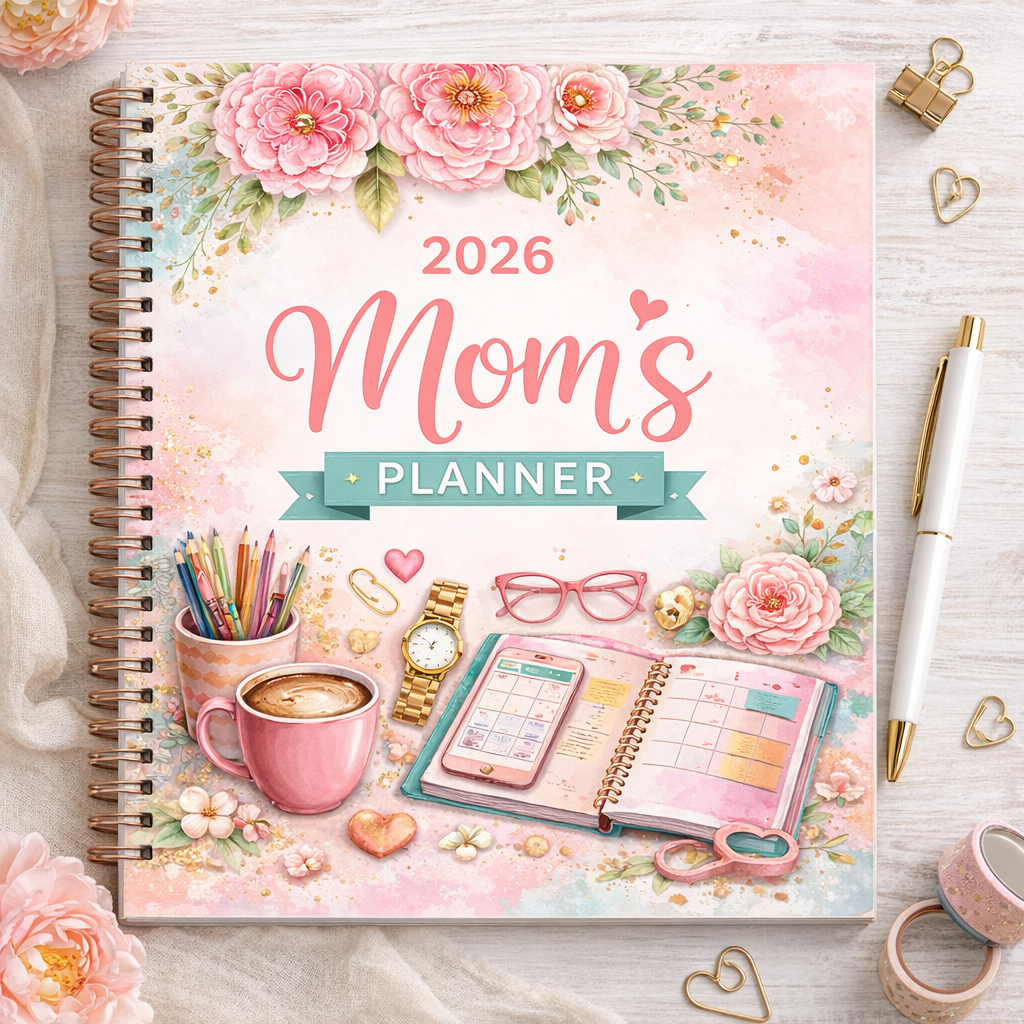 Mom life planner 2026 family organization system