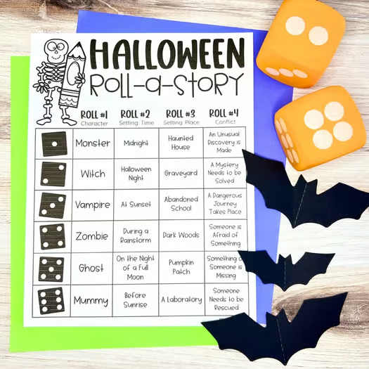 Halloween Activities | Math & Language Arts Worksheets | Writing Prompts