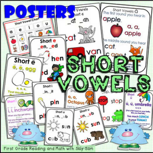 CVC SHORT VOWEL WORD WORK Phonemic Awareness RTI Tier 1 SOR ELL SPED BTS K-1
