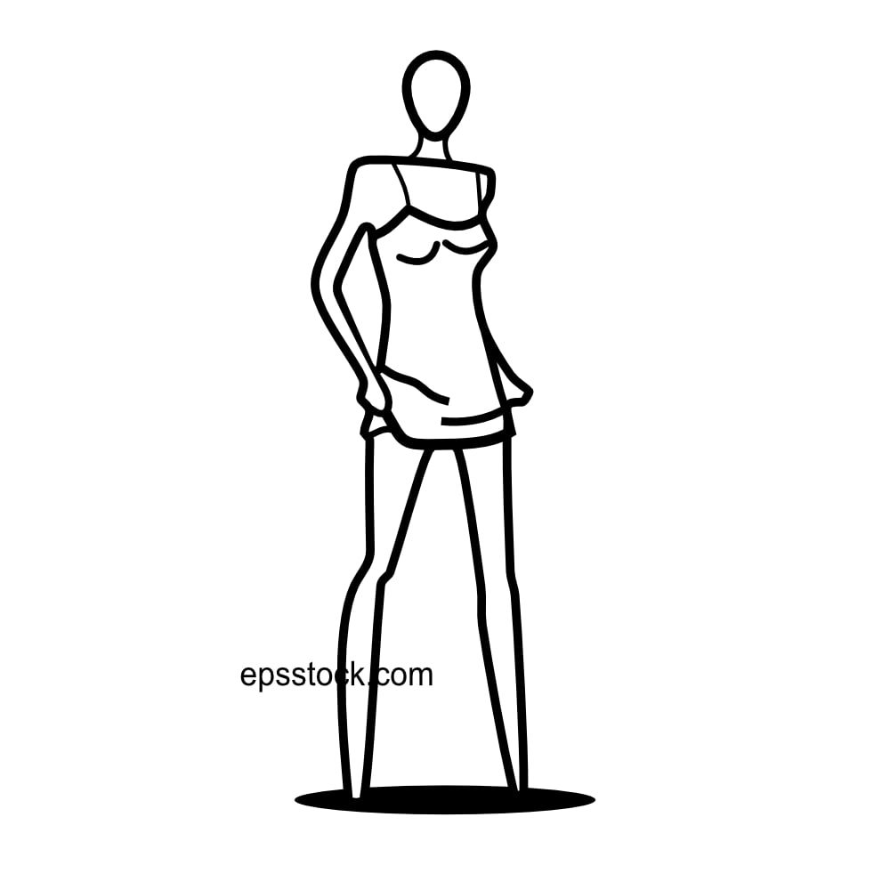 Woman taking off summer dress