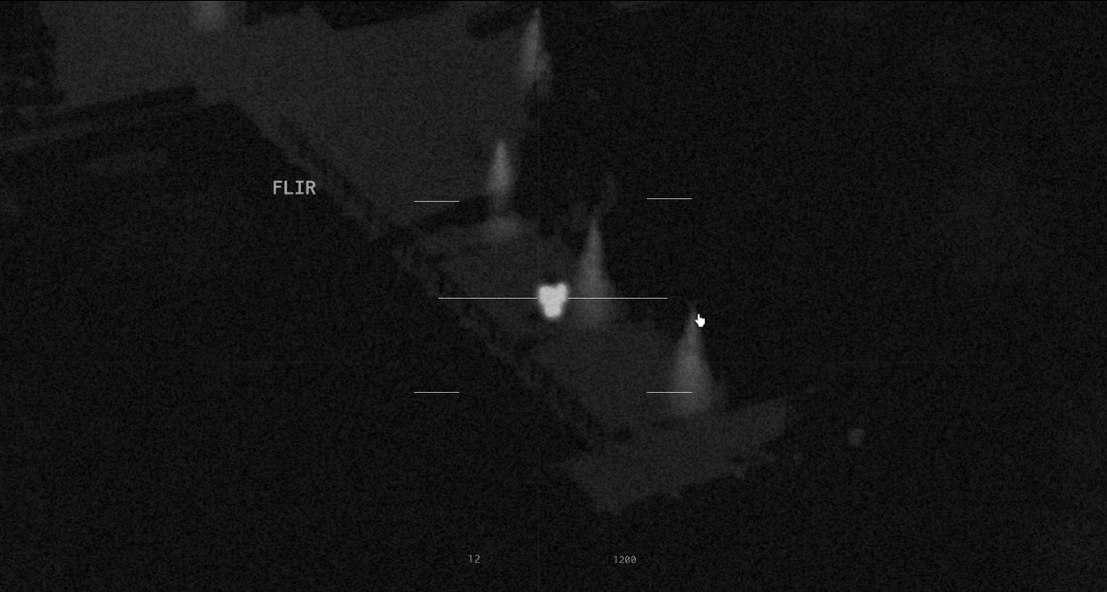 Surveillance drone interface Roblox UI