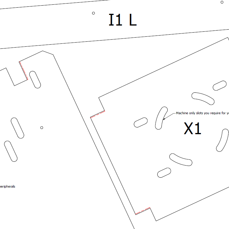 Sample plan with EU / US cutout markings