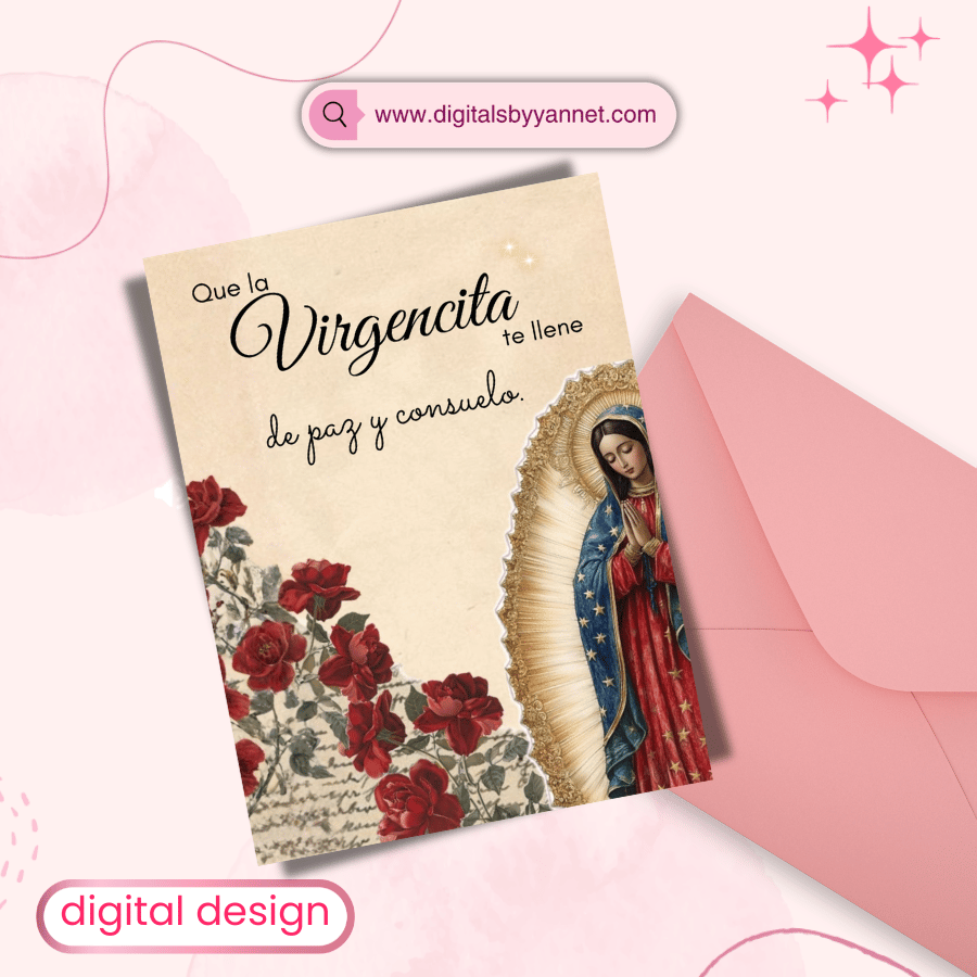 Una tarjeta delicada y significativa para enviar fuerza y protección.