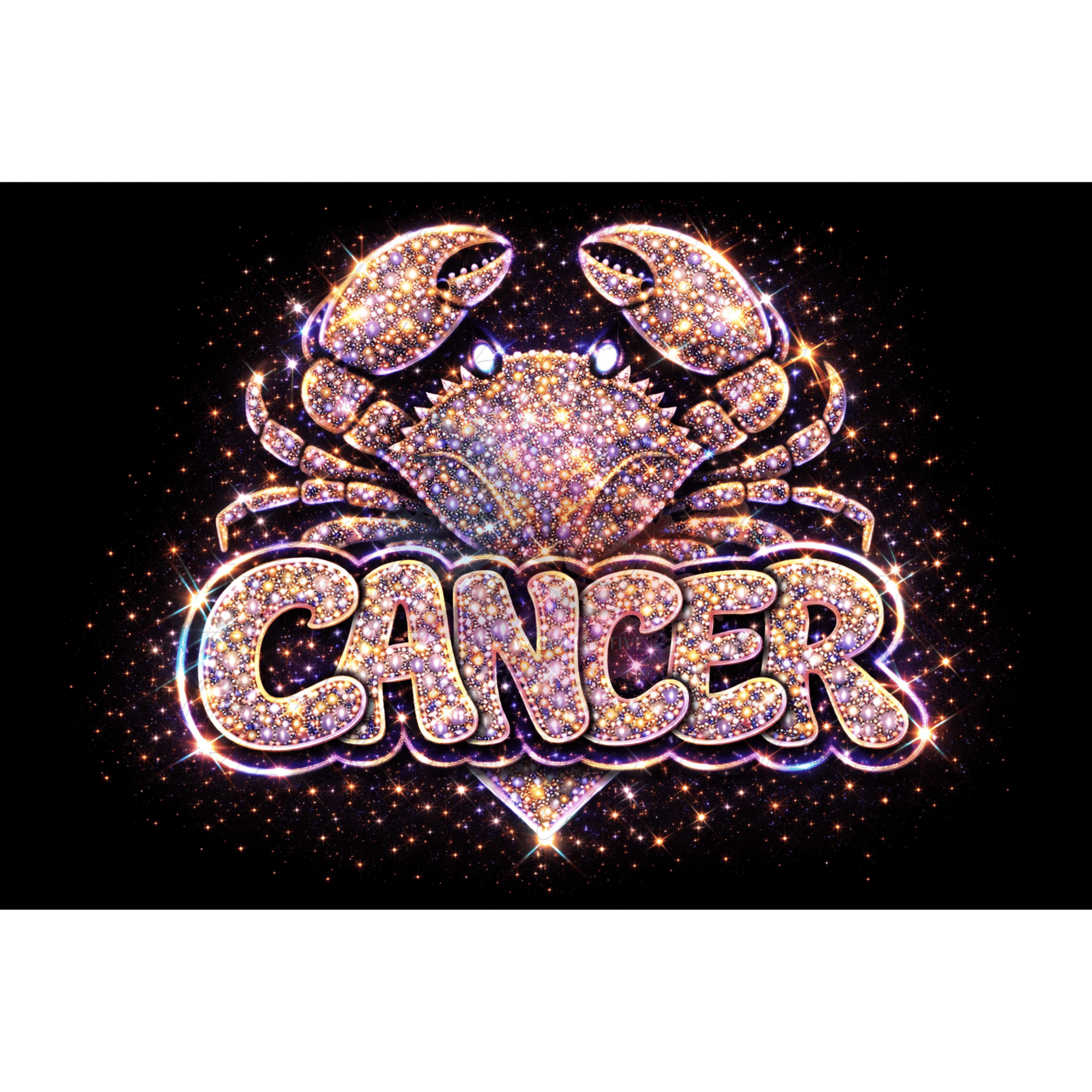 Cancer Rhinestone Zodiac Bundle (2 PNG Files) - Payhip