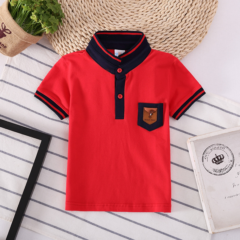 Stylish boys polo tee casual fashion top for children