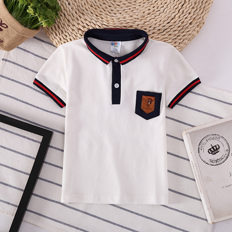 Personalized boys polo shirt comfortable everyday kids wear