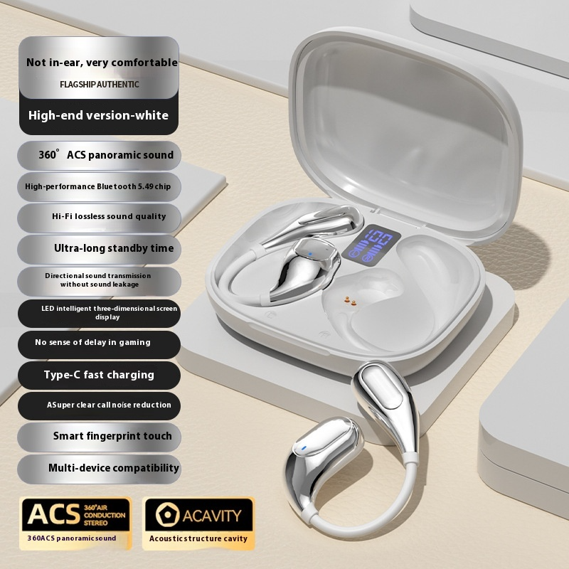 Noise reduction Bluetooth ear-mounted headphones for daily use