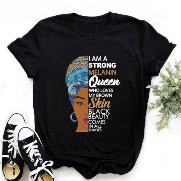 Trendy girls print short sleeve T-shirt casual graphic tee