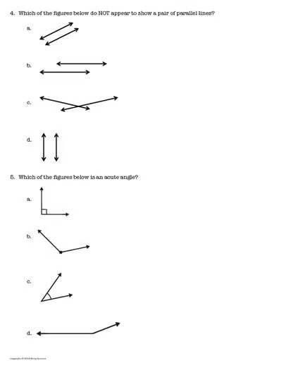 Geometry TEKS Mastery Quiz Computation BUNDLE! {TEKS 4.6A, 4.6B, 4.6C & 4.6D}