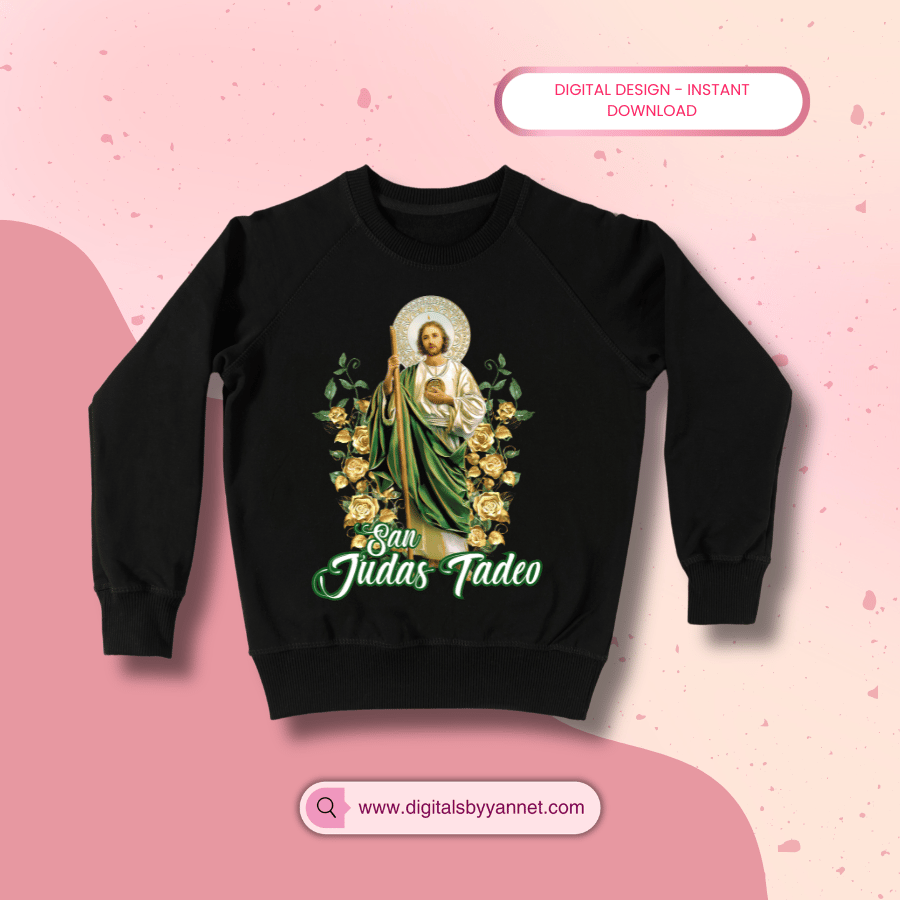 Diseño San Judas Tadeo para Camisetas | PNG Fondo Transparente