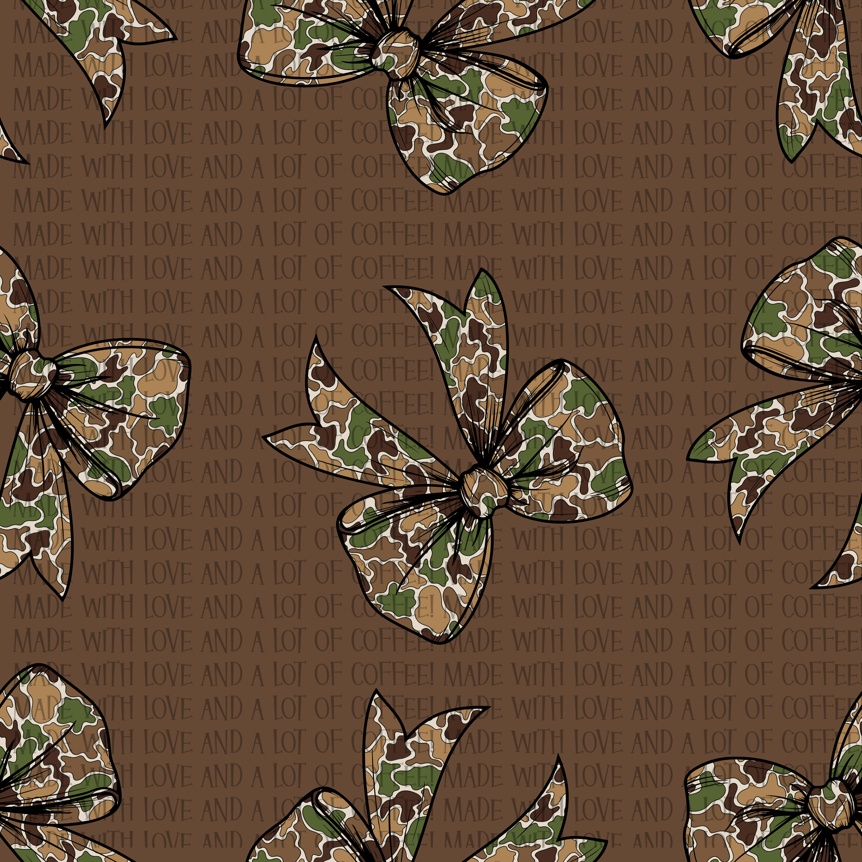 Camo bows seamless - Payhip