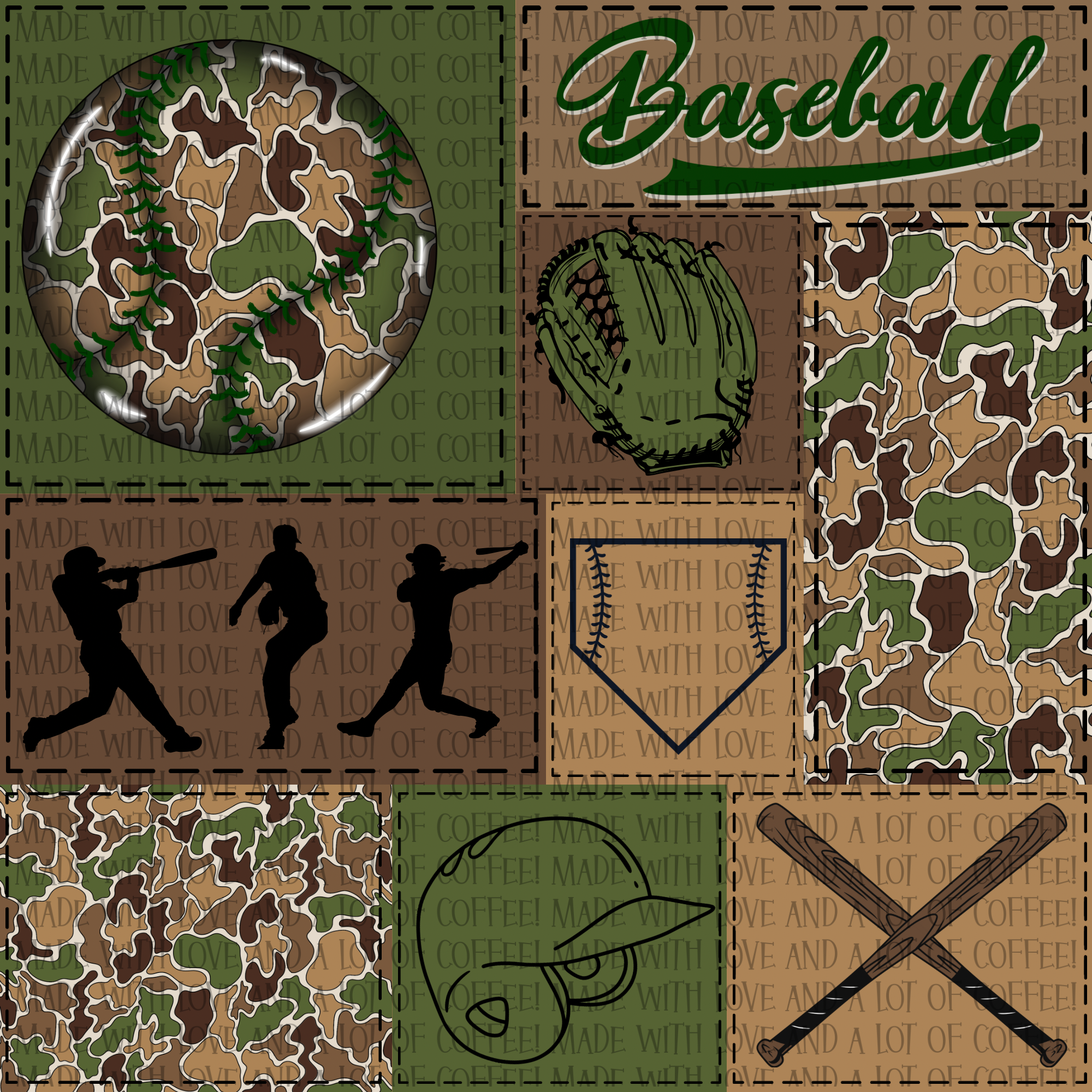 Baseball camo seamless - Payhip