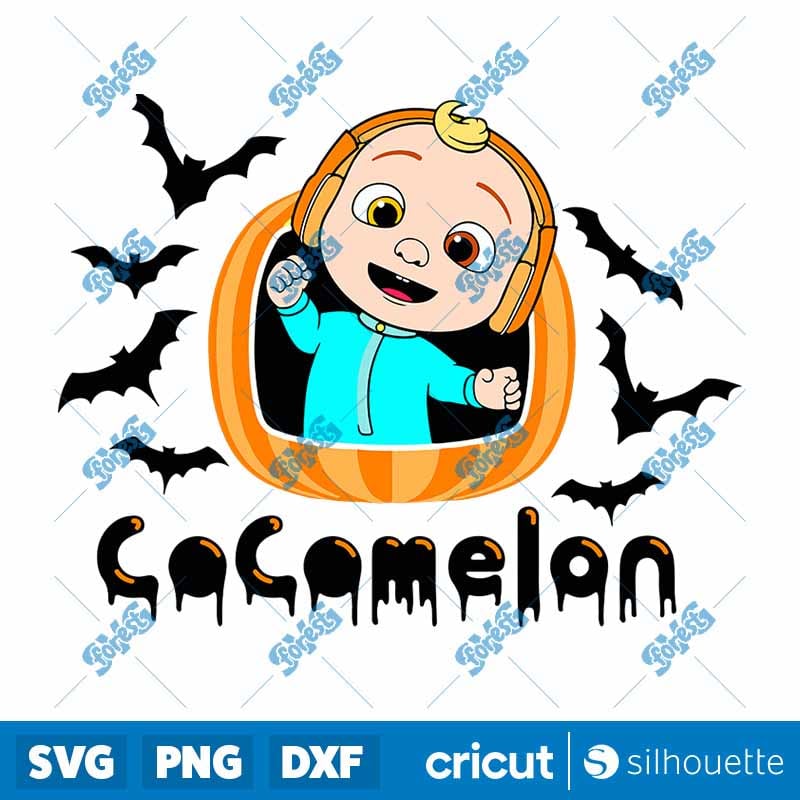 Cocomelon Halloween SVG - Spooky Kids Birthday Cut Files for Cricut