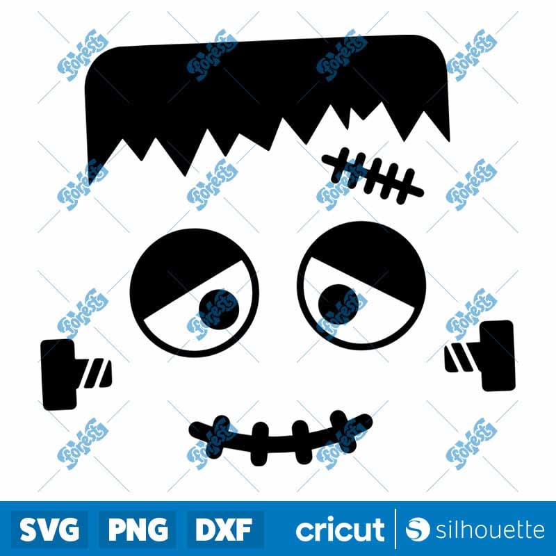 Frankenstein SVG | Halloween Monster Cut File for Cricut & Silhouette