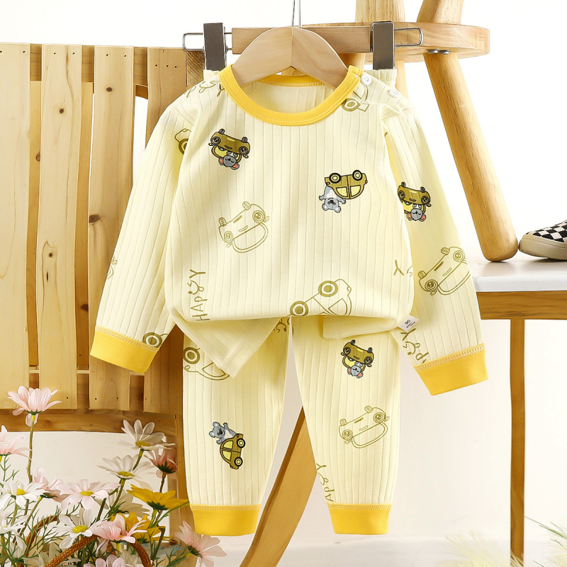 Children cotton pajama set comfortable baby home clothes