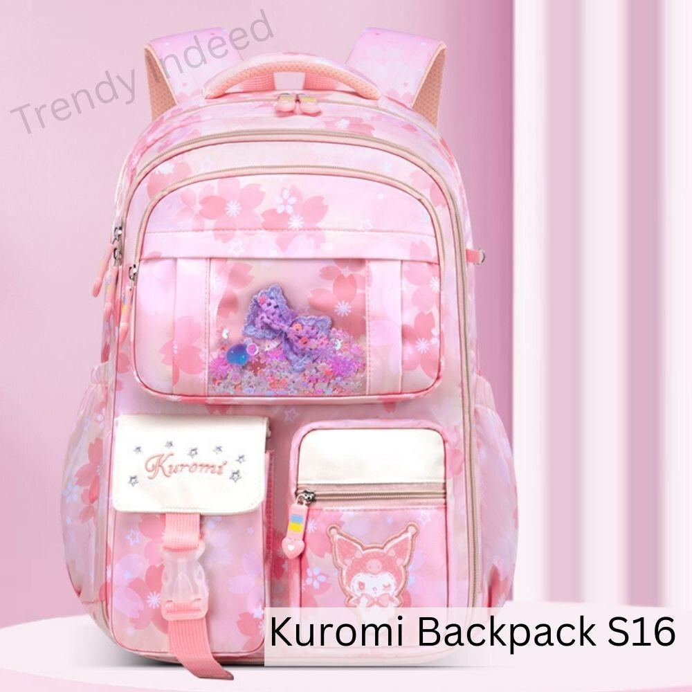 Kids large capacity school backpack comfortable padded straps