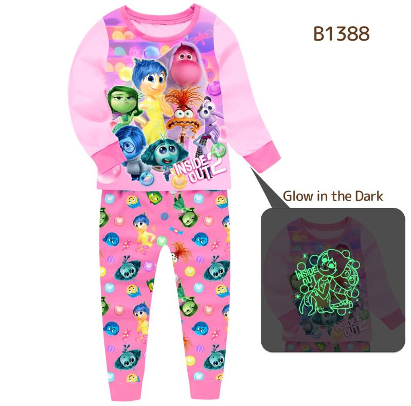 Kids character inspired pajamas comfortable nightwear set