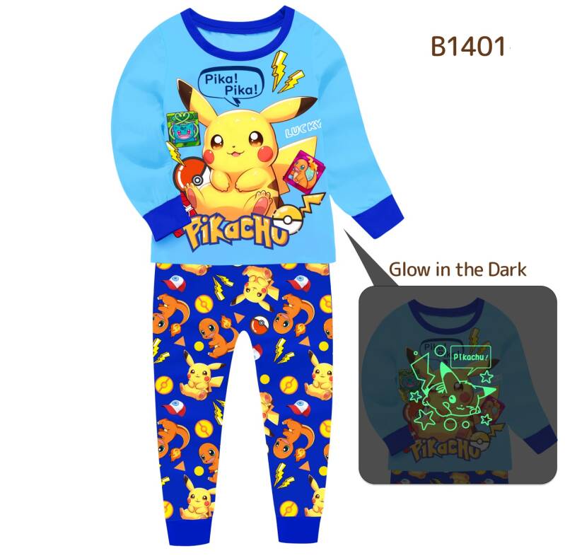 Trendy children pajamas set breathable nightwear for kids