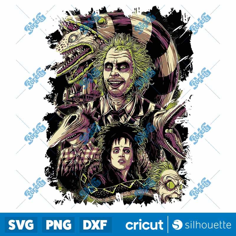 Beetlejuice SVG - Sandworm, Lydia Deetz, Horror Zombie Cut Files