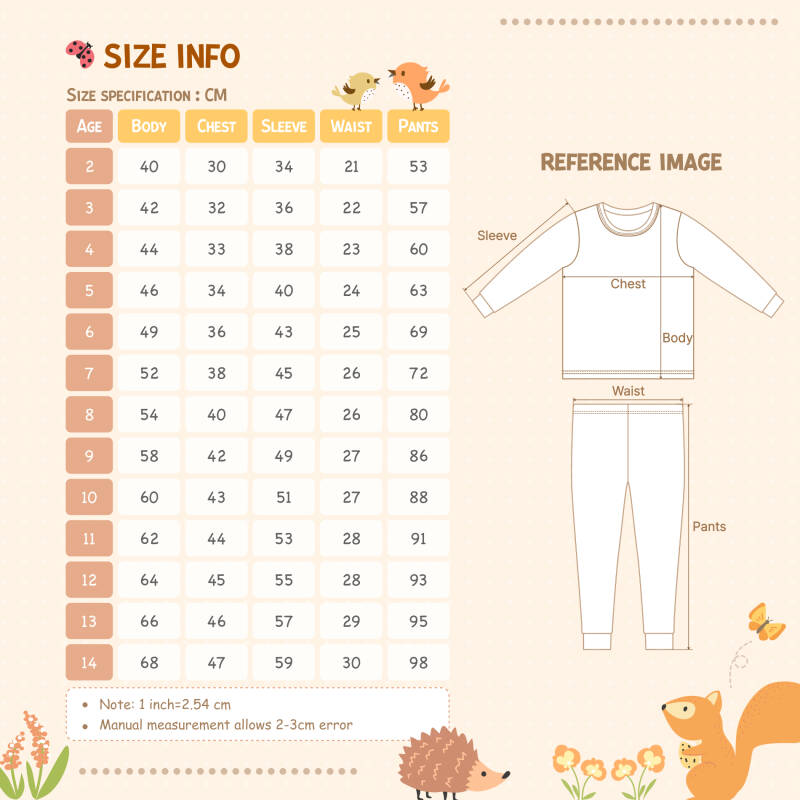 Kids cute cartoon sleepwear fun bedtime pajama outfit
