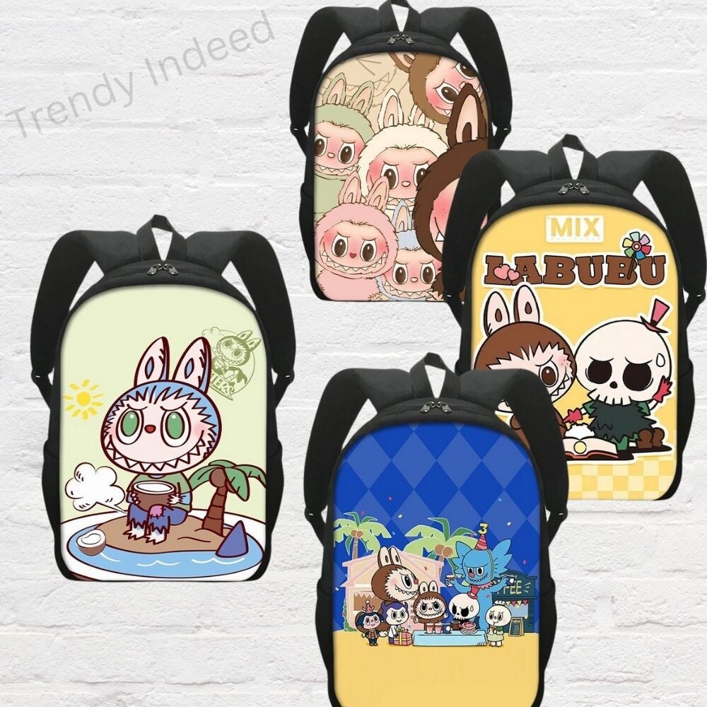 Cute cartoon style kids backpack comfortable primary school bag