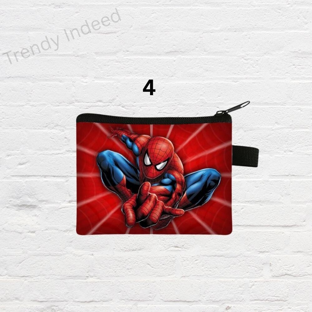 Kids compact coin wallet superhero inspired design
