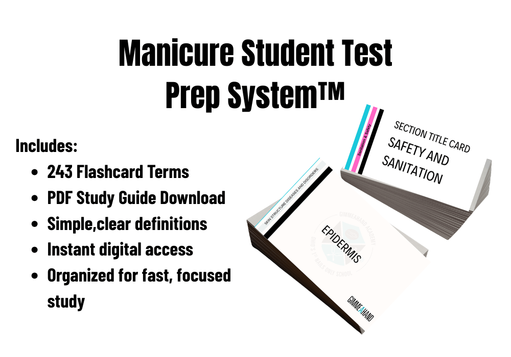 State Board Test Exam Prep for nail techs