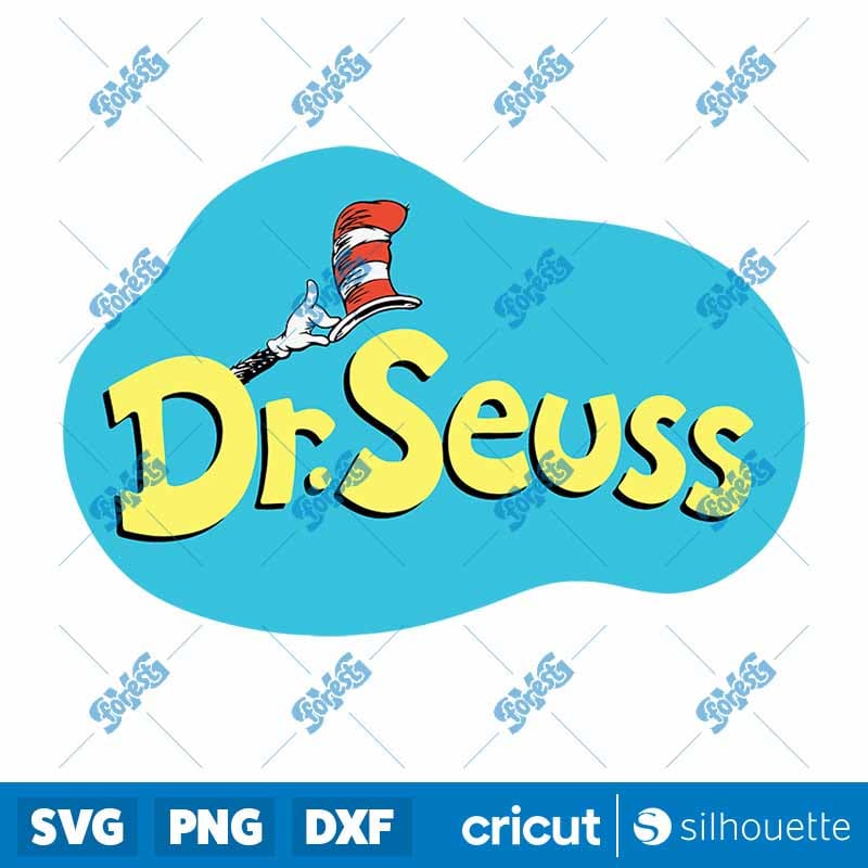 Dr. Seuss SVG - Cat in the Hat & Striped Hat Digital Cut Files