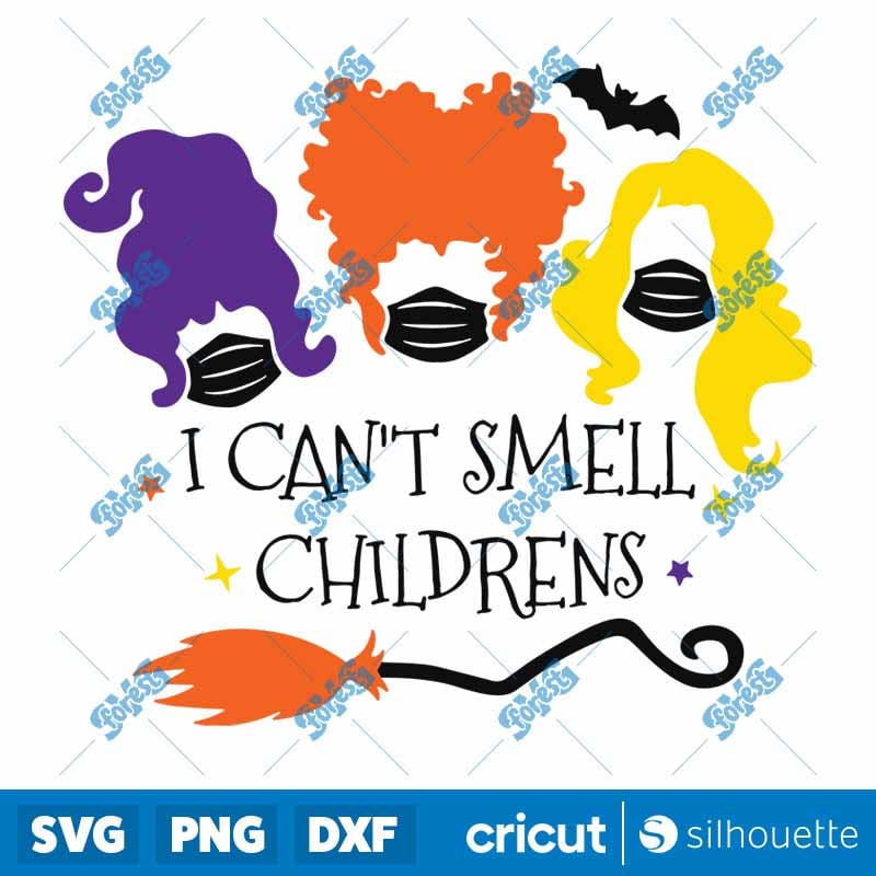 I Cant Smell Children SVG - Hocus Pocus Halloween Cut File for Cricut
